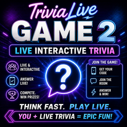 Twisted Trivia Live 2 online interactive trivia game event