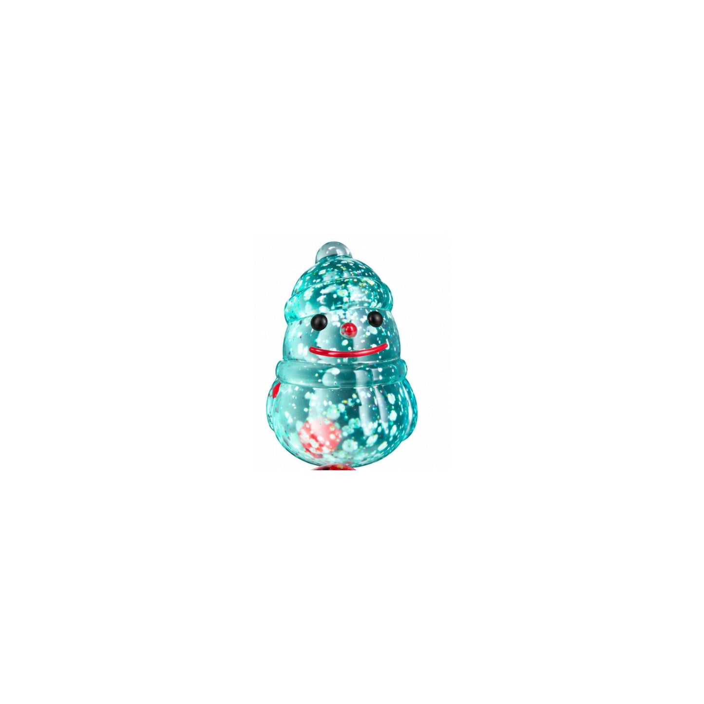 Snowman glitter squishy