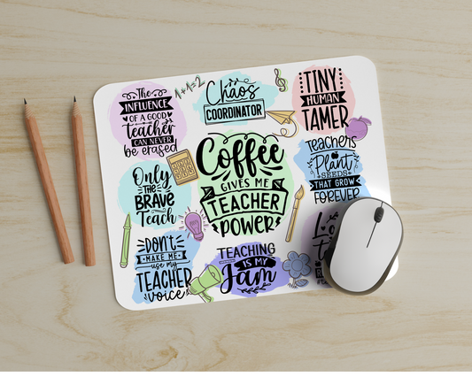 Teacher Affirmations Mouse Pad