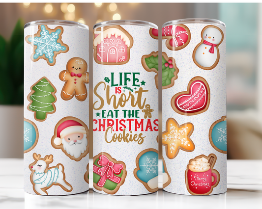 Life Is Short Christmas Cookies